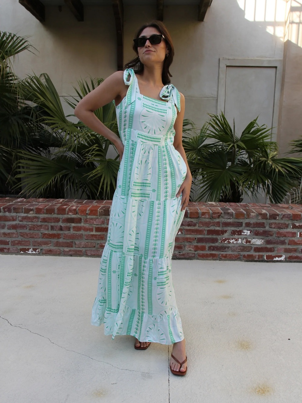 Emily McCarthy Printed Maxi Dress